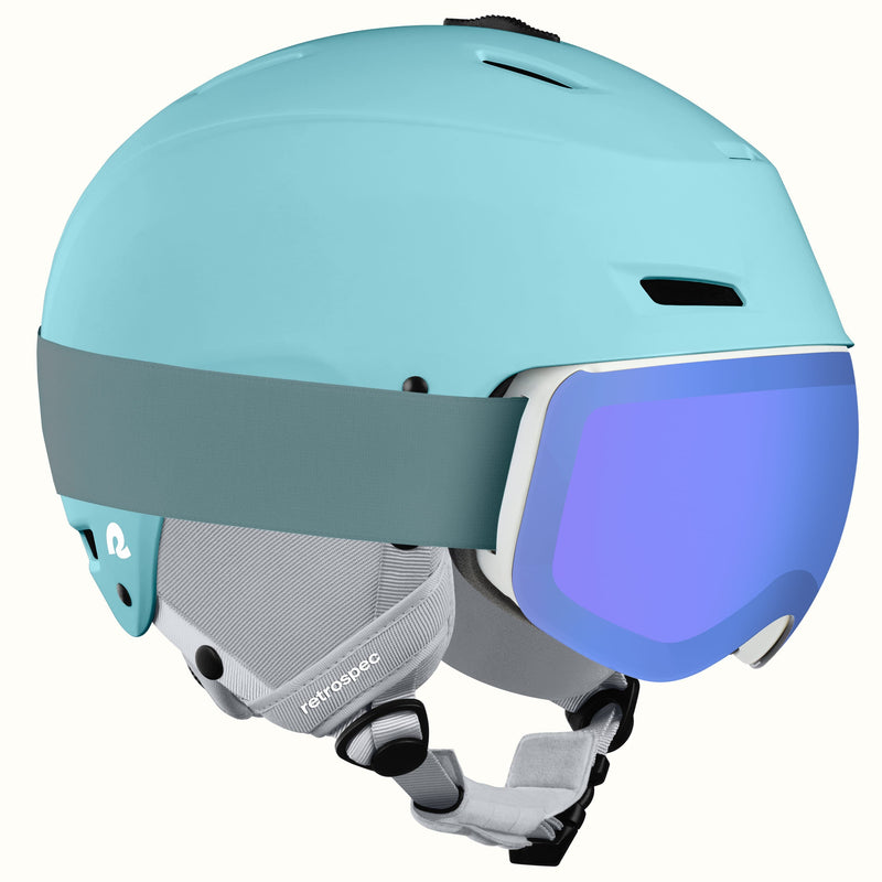 Zephyr Ski & Snowboard Helmet | Matte Blue Ridge