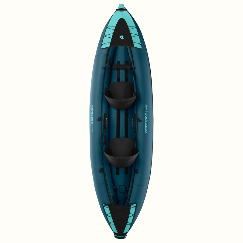 Coaster 2 Person Inflatable Kayak | Ocean Blue