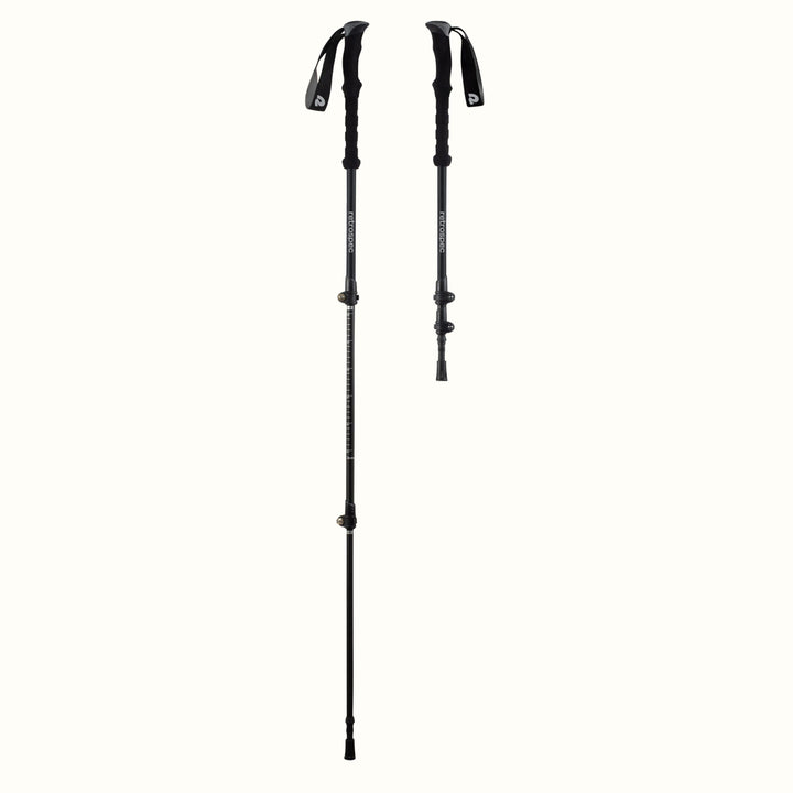 Solstice Trekking Poles - Aluminum, Foam Handle | Matte Black Foam