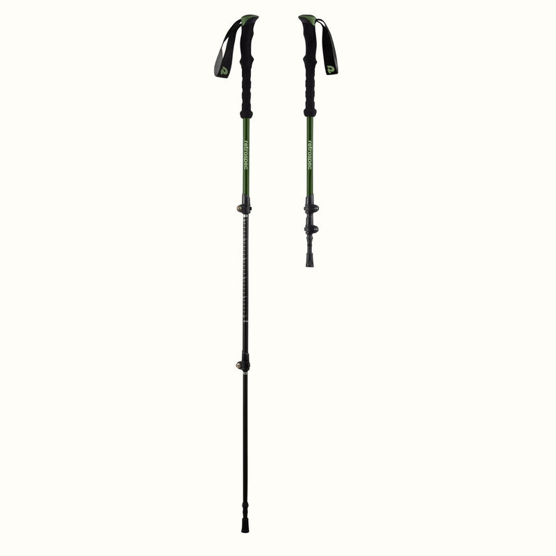 Solstice Trekking Poles - Aluminum, Foam Handle | Matte Forest Foam 