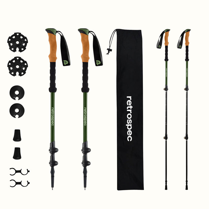 Solstice Trekking Poles - Aluminum, Cork Handle | Matte Forest Cork 