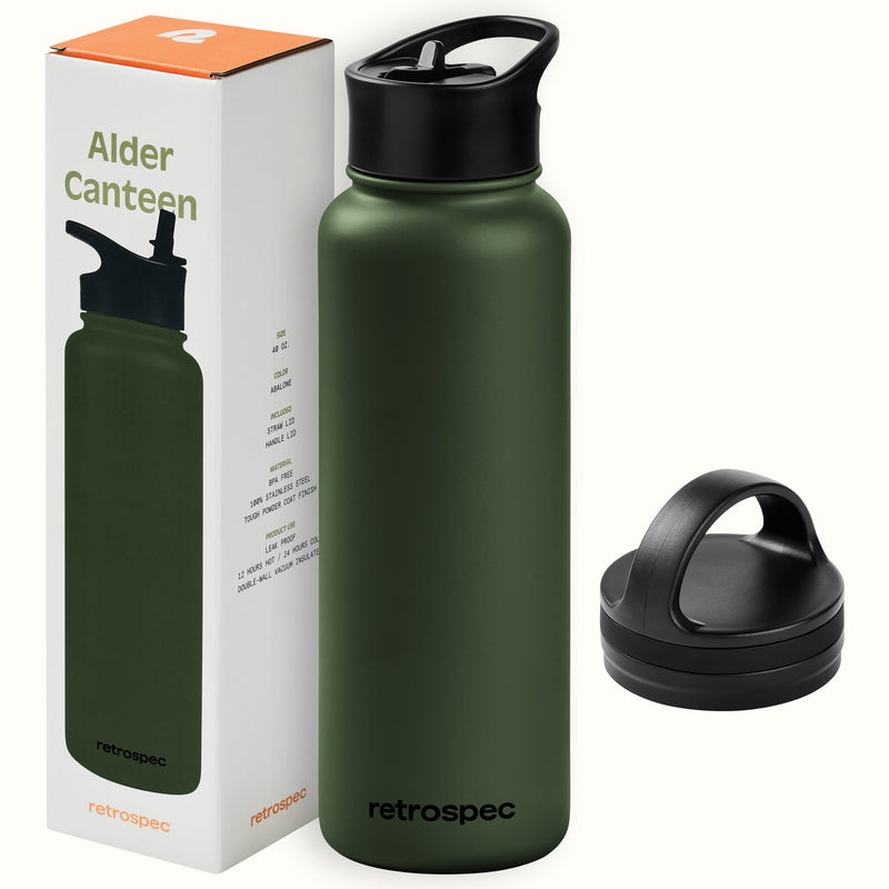 Alder Canteen | Matte Olive Drab 40oz