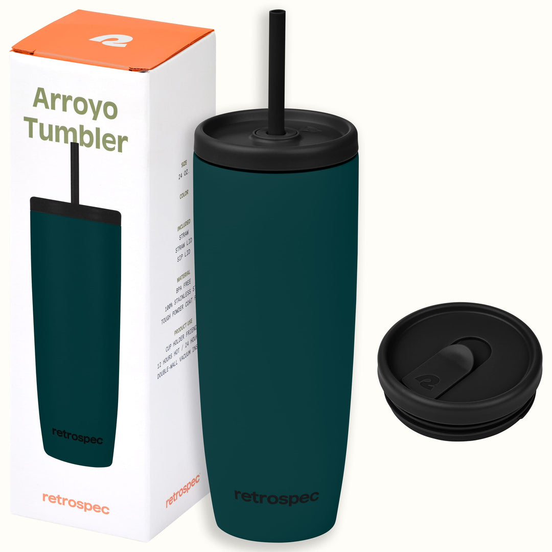 Arroyo Stainless Steel Tumbler | Matte Superior Blue  24oz