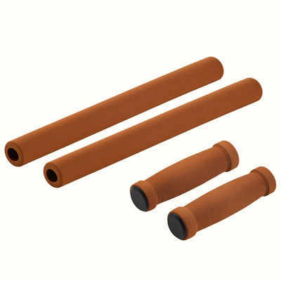Chatham Cruiser Handlebar Foam Pads with Grips | Brown