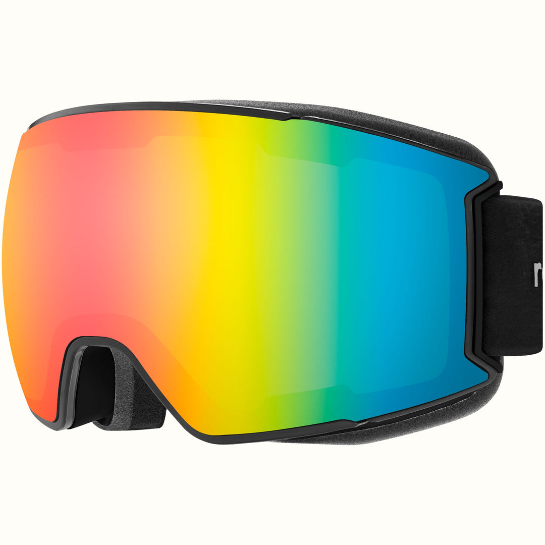 Zenith Ski & Snowboard Goggles | Matte Black and Kaleido 