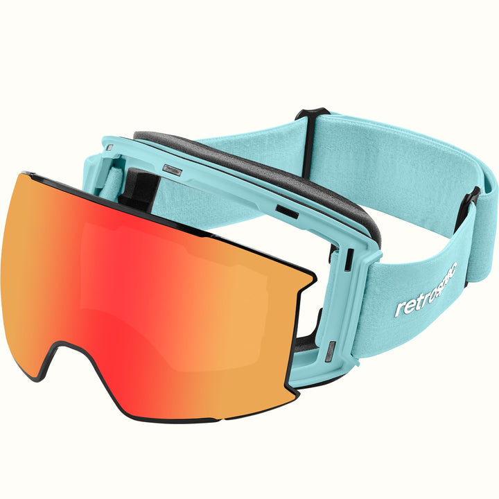 Zenith Ski & Snowboard Goggles | Matte Winter Mint and Jasper 