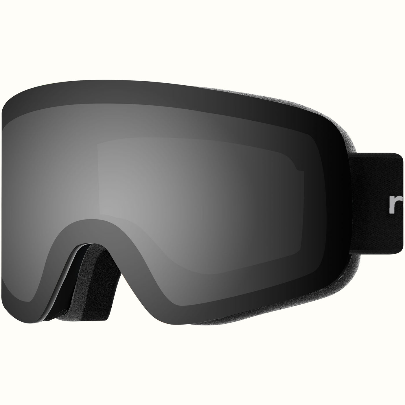 Flume Ski & Snowboard Goggles | Matte Black and Mirror Polarized
