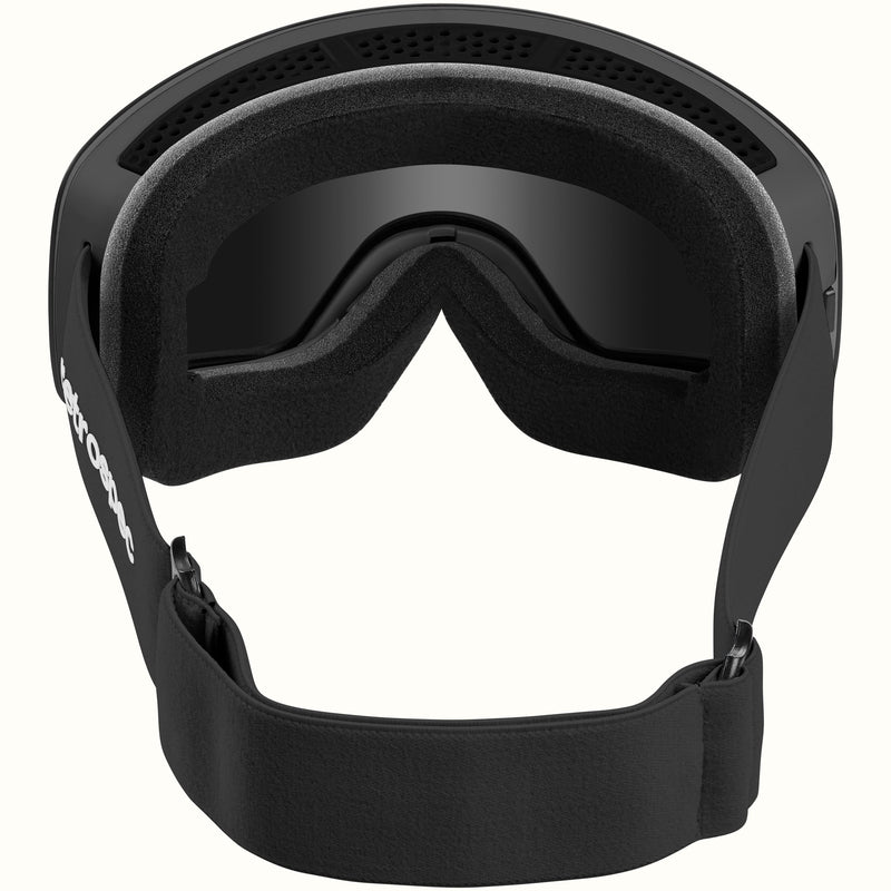 Flume Ski & Snowboard Goggles | Matte Black and Mirror Polarized