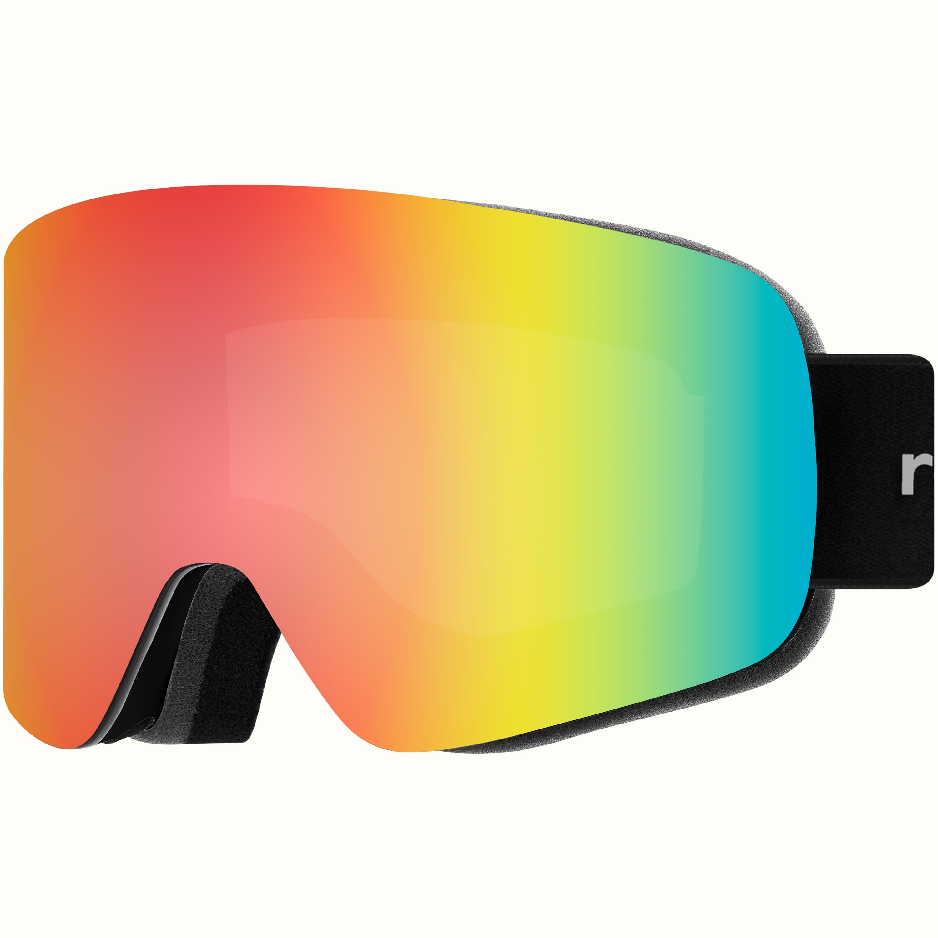 Flume Ski & Snowboard Goggles | Matte Black and Kaleido