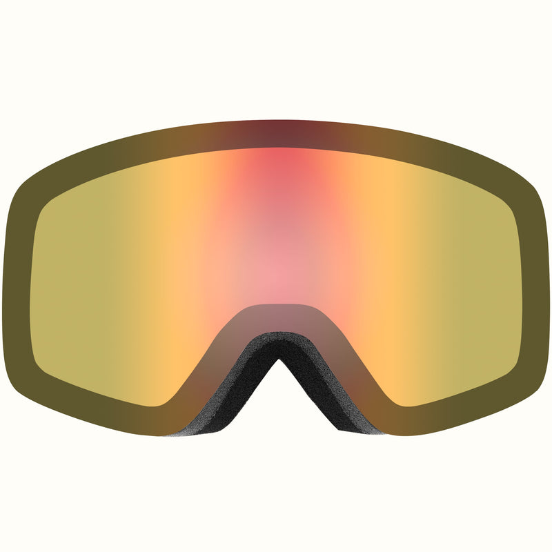 Flume Ski & Snowboard Goggles | Matte Forest and Heliodor