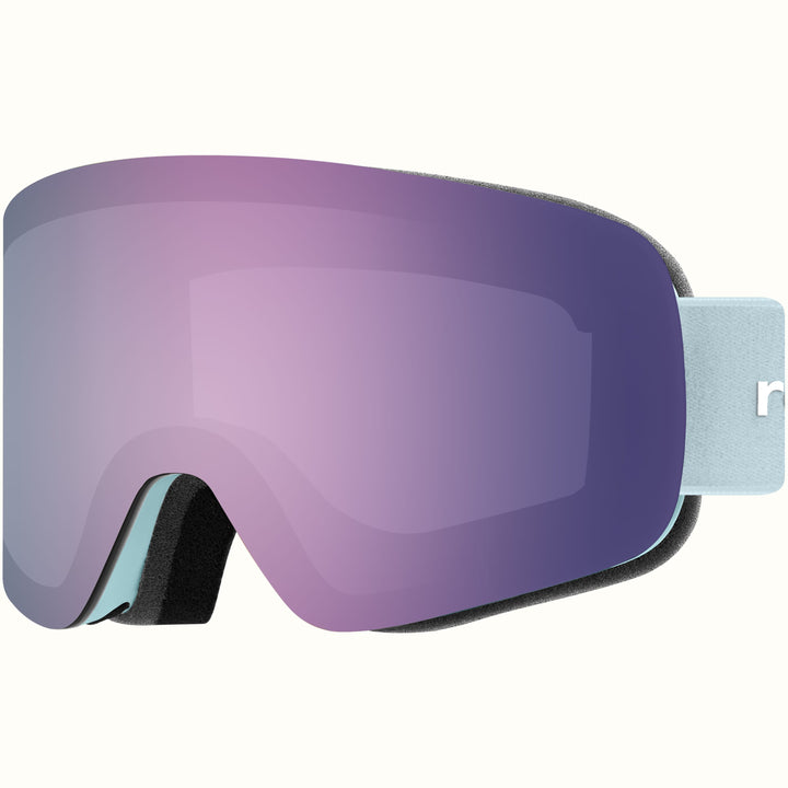 Flume Ski & Snowboard Goggles | Matte Ice and Bismuth