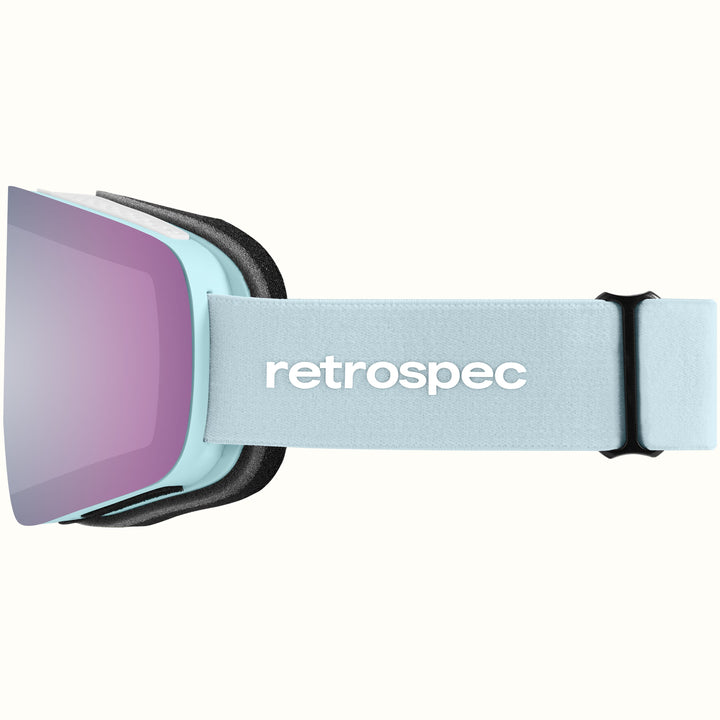 Flume Ski & Snowboard Goggles | Matte Ice and Bismuth