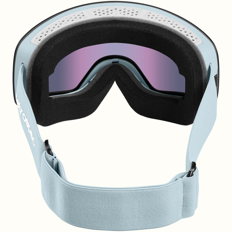 Flume Ski & Snowboard Goggles | Matte Ice and Bismuth