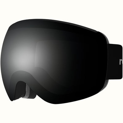 Traverse Plus Ski & Snowboard Goggles | Matte Black and Mirror Polarized