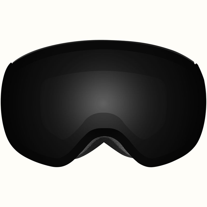 Traverse Plus Ski & Snowboard Goggles | Matte Black and Mirror Polarized