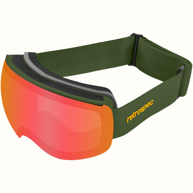 Traverse Plus Ski & Snowboard Goggles | Matte Forest and Jasper