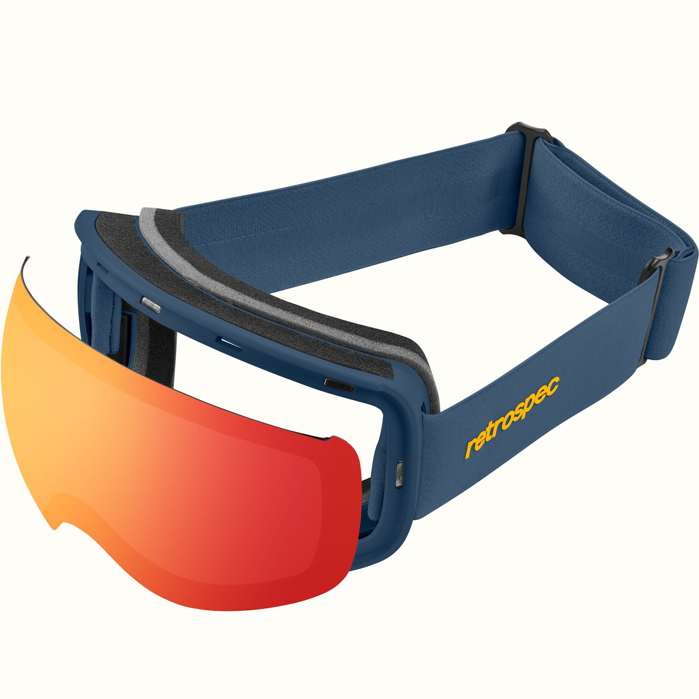 Traverse Plus Ski & Snowboard Goggles | Matte Navy and Jasper