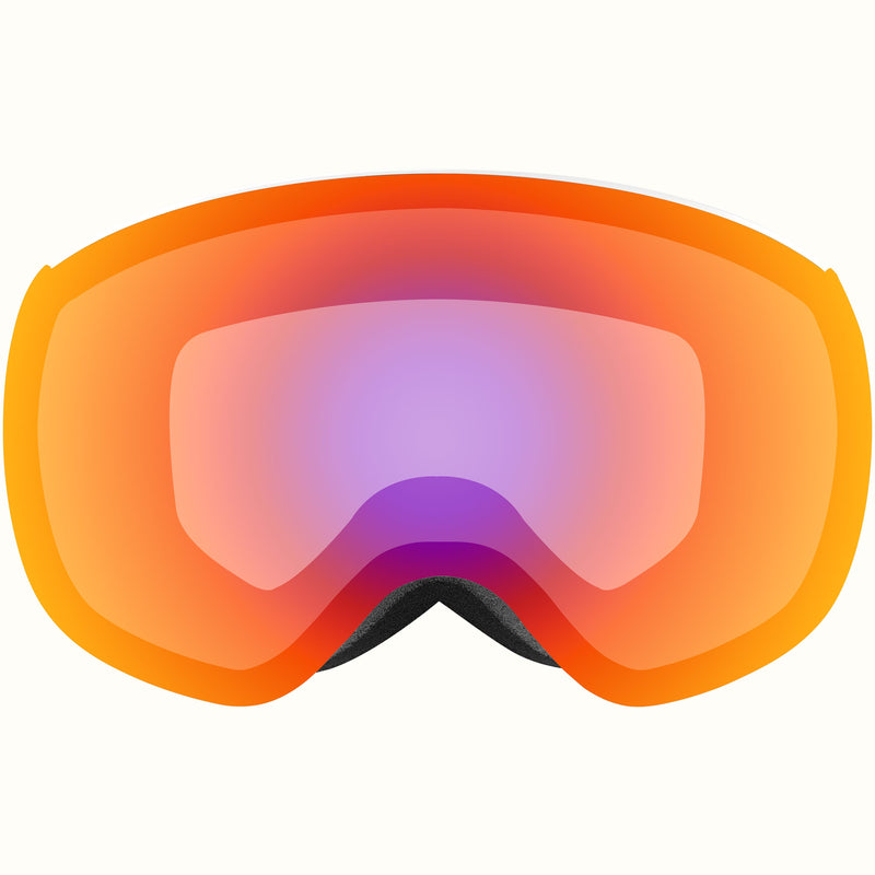 Traverse Plus Ski & Snowboard Goggles | Matte White and Opal