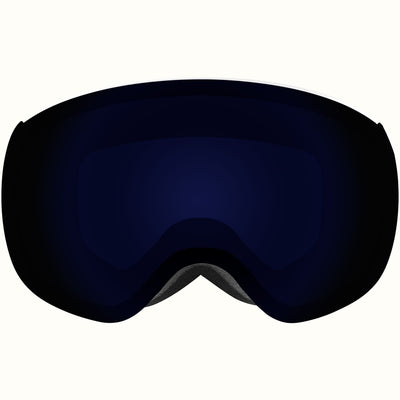 Traverse Plus Ski & Snowboard Goggles | Matte White and Sapphire