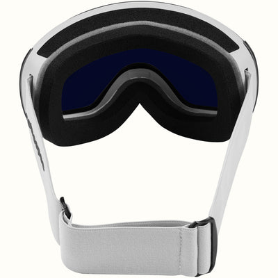 Traverse Plus Ski & Snowboard Goggles | Matte White and Sapphire