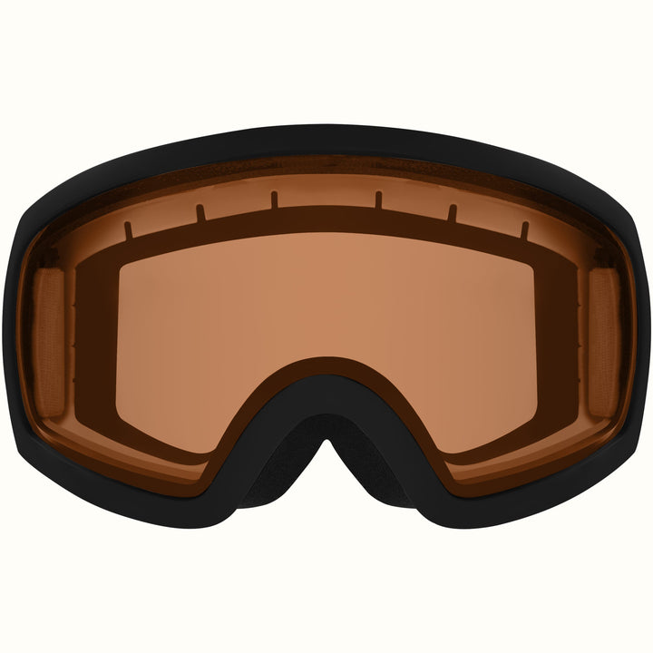 Traverse Ski & Snowboard Goggles | Matte Black and Citrine