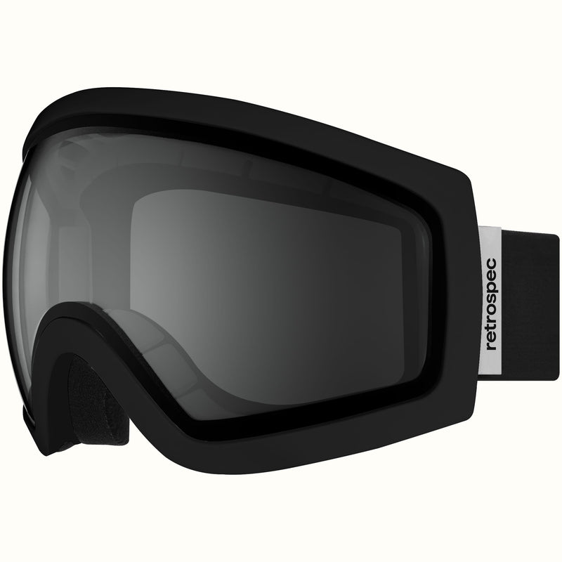 Traverse Ski & Snowboard Goggles | Matte Black and Stone