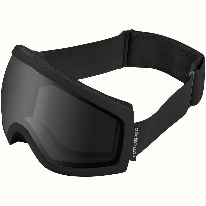 Traverse Ski & Snowboard Goggles | Matte Black and Stone