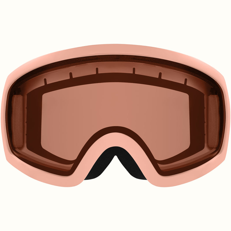 Traverse Ski & Snowboard Goggles | Matte Blush and Rose Quartz