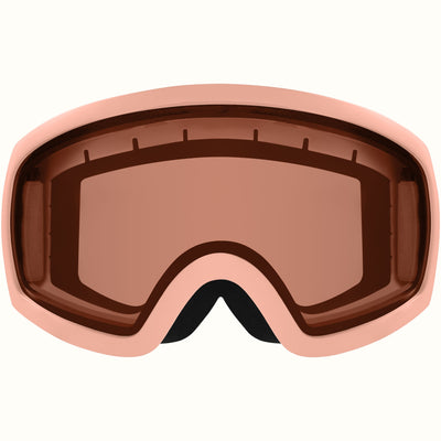 Traverse Ski & Snowboard Goggles | Matte Blush and Rose Quartz