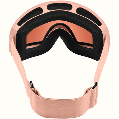 Traverse Ski & Snowboard Goggles | Matte Blush and Rose Quartz