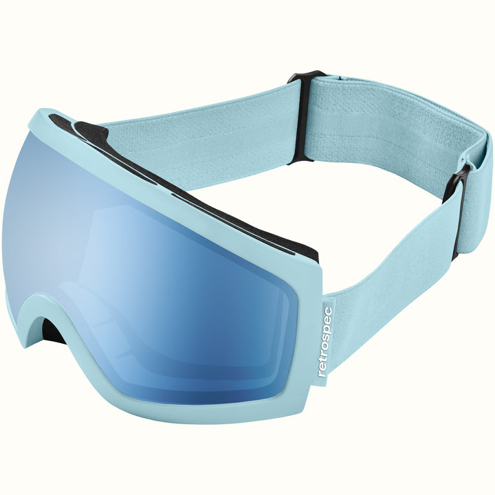 Traverse Ski & Snowboard Goggles | Matte Ice and Crystal