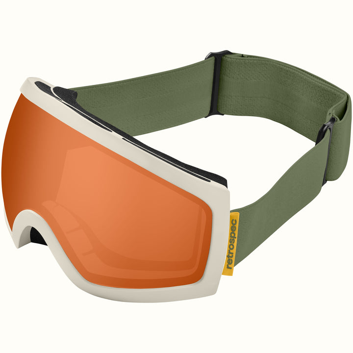 Traverse Ski & Snowboard Goggles | Matte Laurel and Citrine