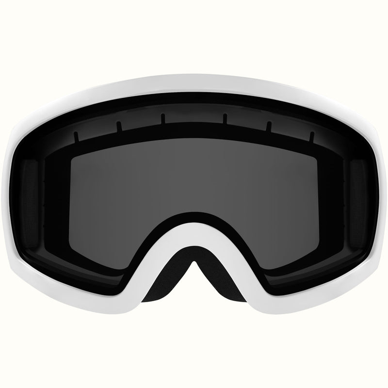 Traverse Ski & Snowboard Goggles | Matte White and Stone