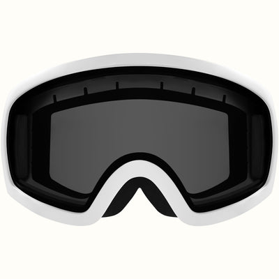 Traverse Ski & Snowboard Goggles | Matte White and Stone