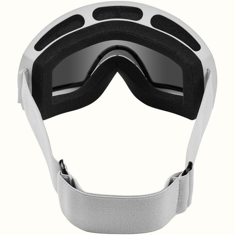 Traverse Ski & Snowboard Goggles | Matte White and Stone