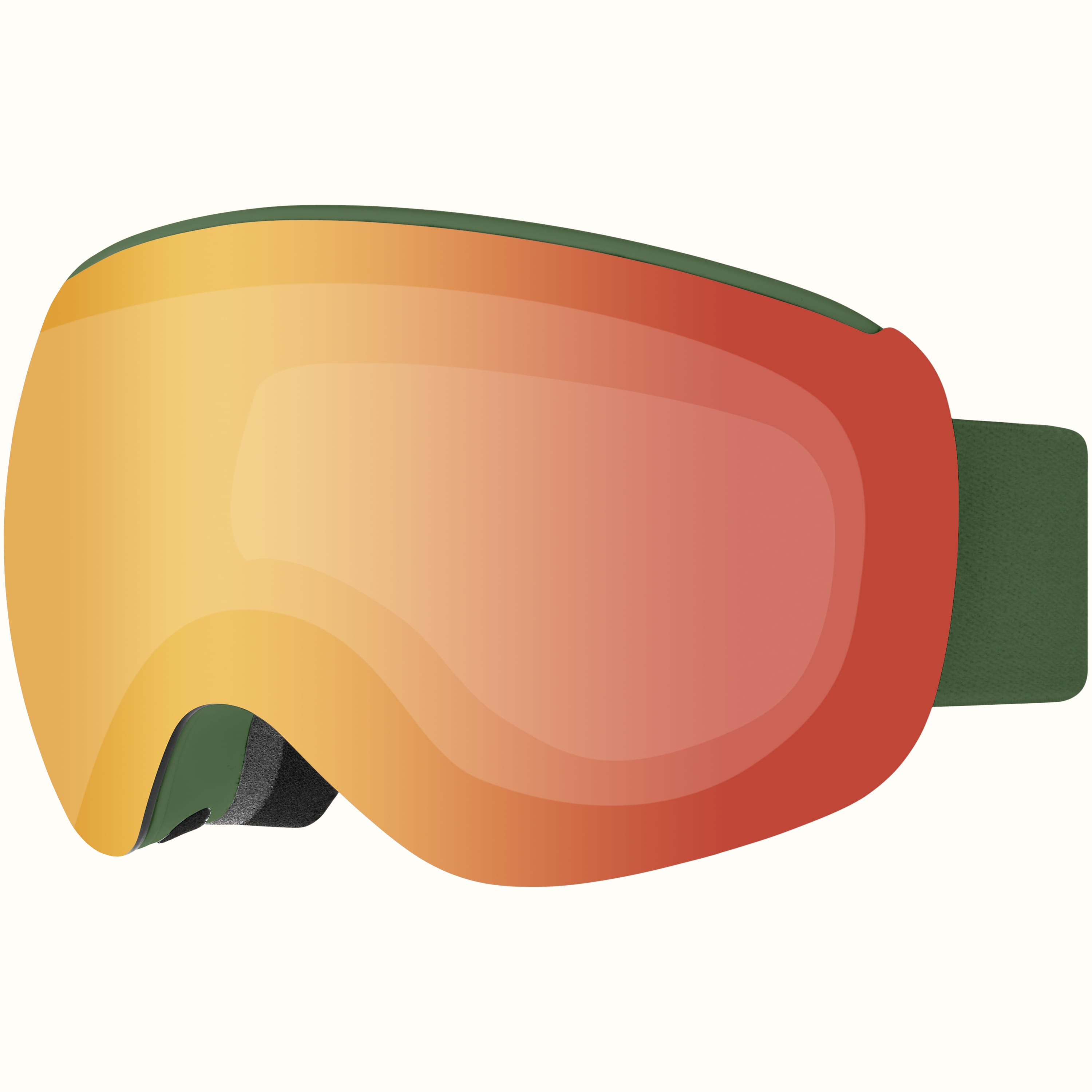 Dipper Plus Kids' Ski & Snowboard Goggles | Matte Forest and Jasper