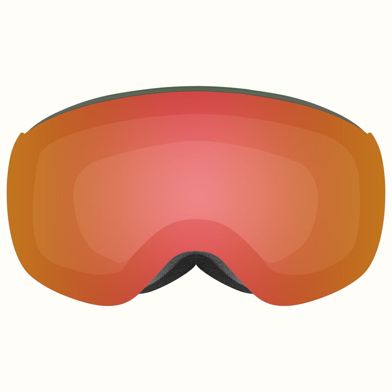 Dipper Plus Kids' Ski & Snowboard Goggles | Matte Forest and Jasper