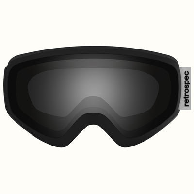 Dipper Kids' Ski & Snowboard Goggles | Matte Black and Stone