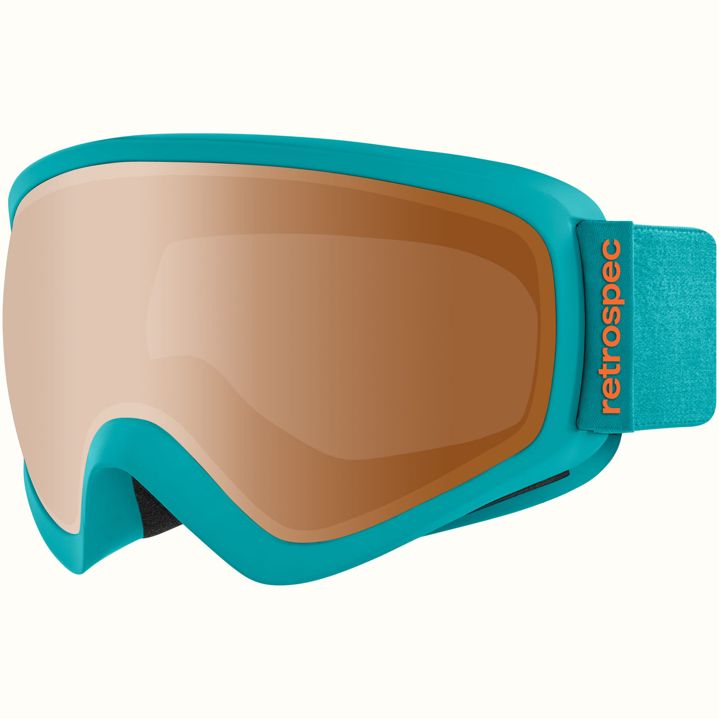 Dipper Kids' Ski & Snowboard Goggles | Matte Teal and Citrine