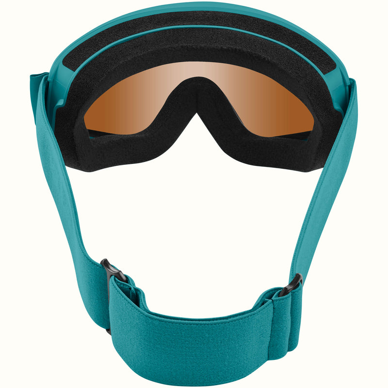 Dipper Kids' Ski & Snowboard Goggles | Matte Teal and Citrine