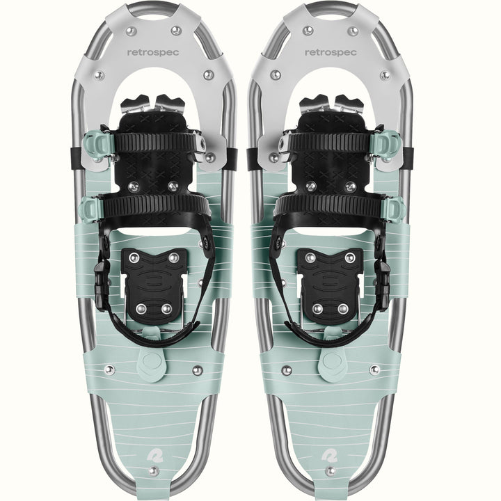 Drifter Snowshoe Bundle With Trekking Poles | Winter Mint 25 in (120-200lbs)