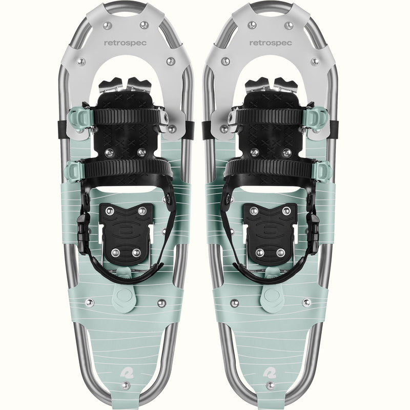 Drifter Snowshoe Bundle With Trekking Poles | Winter Mint 25 in (120-200lbs)