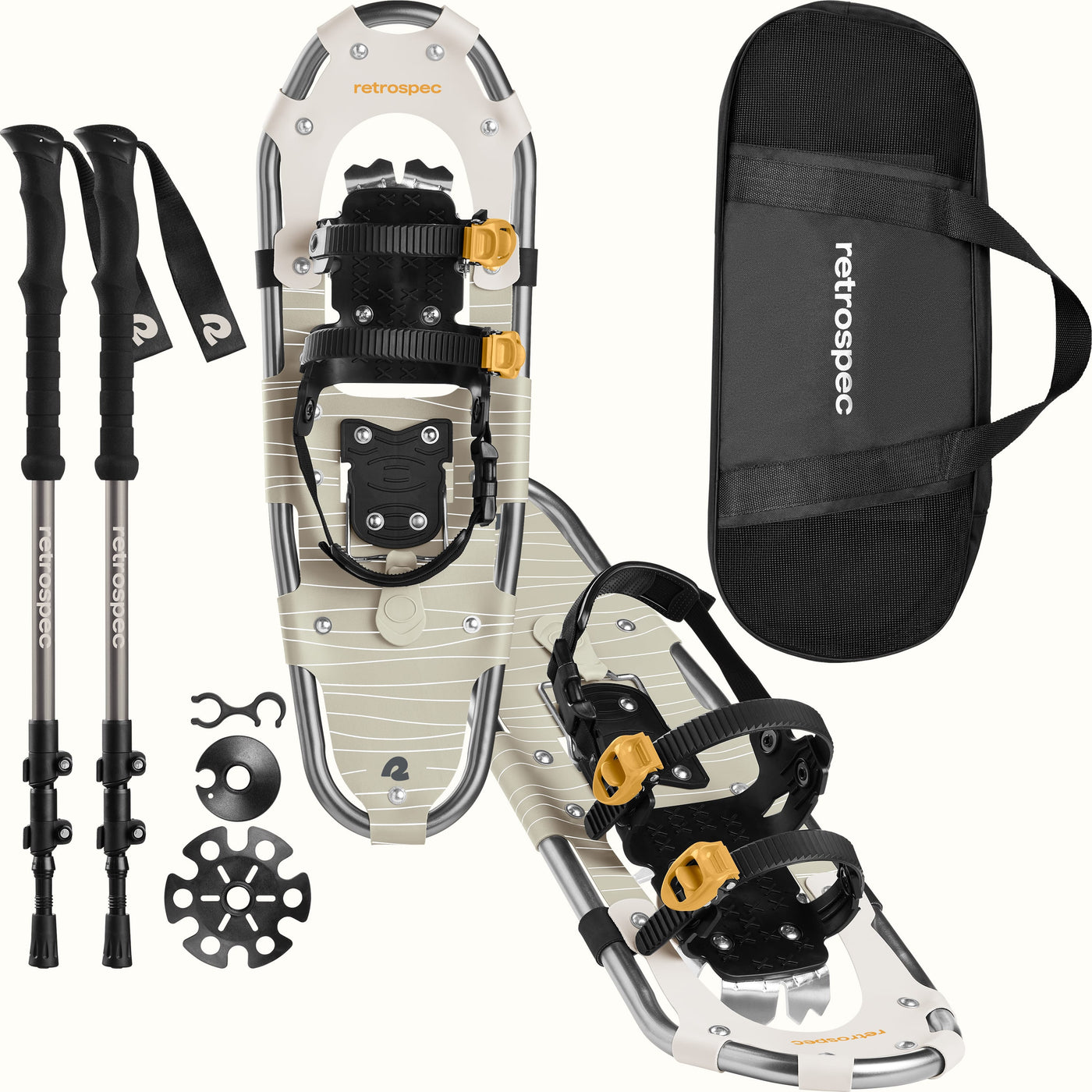 Drifter Snowshoe Bundle With Trekking Poles | Laurel 25 in (120-200lbs)