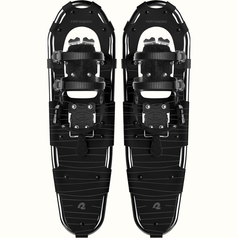 Drifter Snowshoe Bundle With Trekking Poles | Black Ice 30 in (180-250lbs)