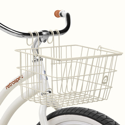 Apollo-Lite Bike Basket | Eggshell