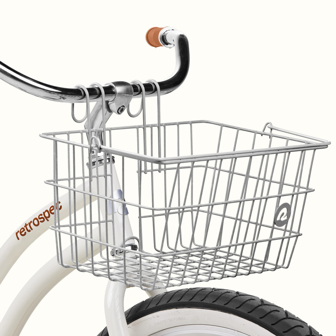 Apollo-Lite Bike Basket | Silver