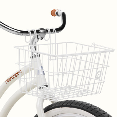 Apollo-Lite Bike Basket | White