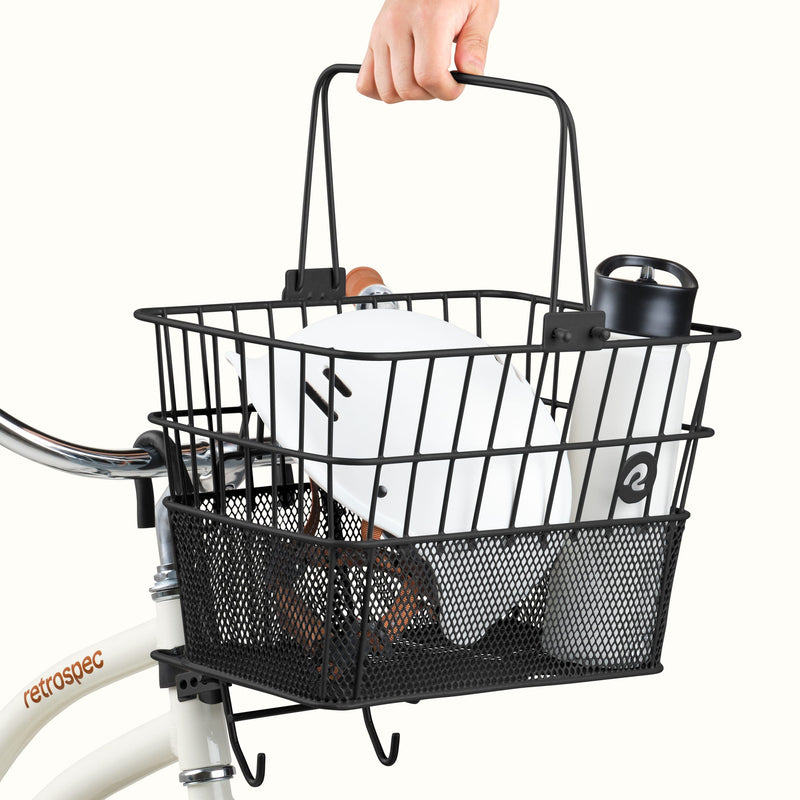 Apollo Steel Bike Basket | Black 