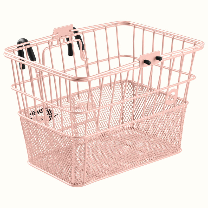 Apollo Steel Bike Basket | Blush 