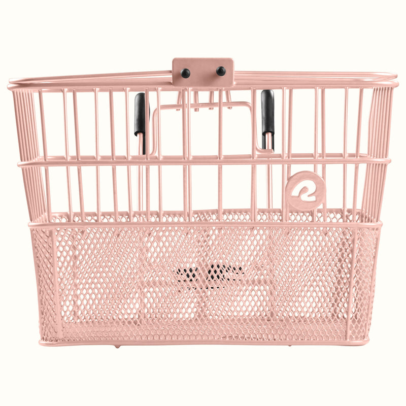 Apollo Steel Bike Basket | Blush 